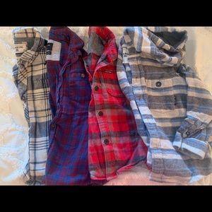 Billabong, Volcom & Quiksilver Boys Flannels